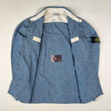 Stone Island - Compass Badge Denim Shirt Blue