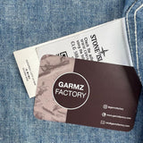 Stone Island - Compass Badge Denim Shirt Blue