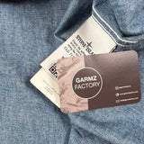 Stone Island - Compass Badge Denim Shirt Blue