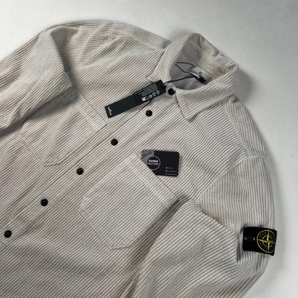 Stone Island Corduroy Overshirt Cream/Beige – Garmz Factory