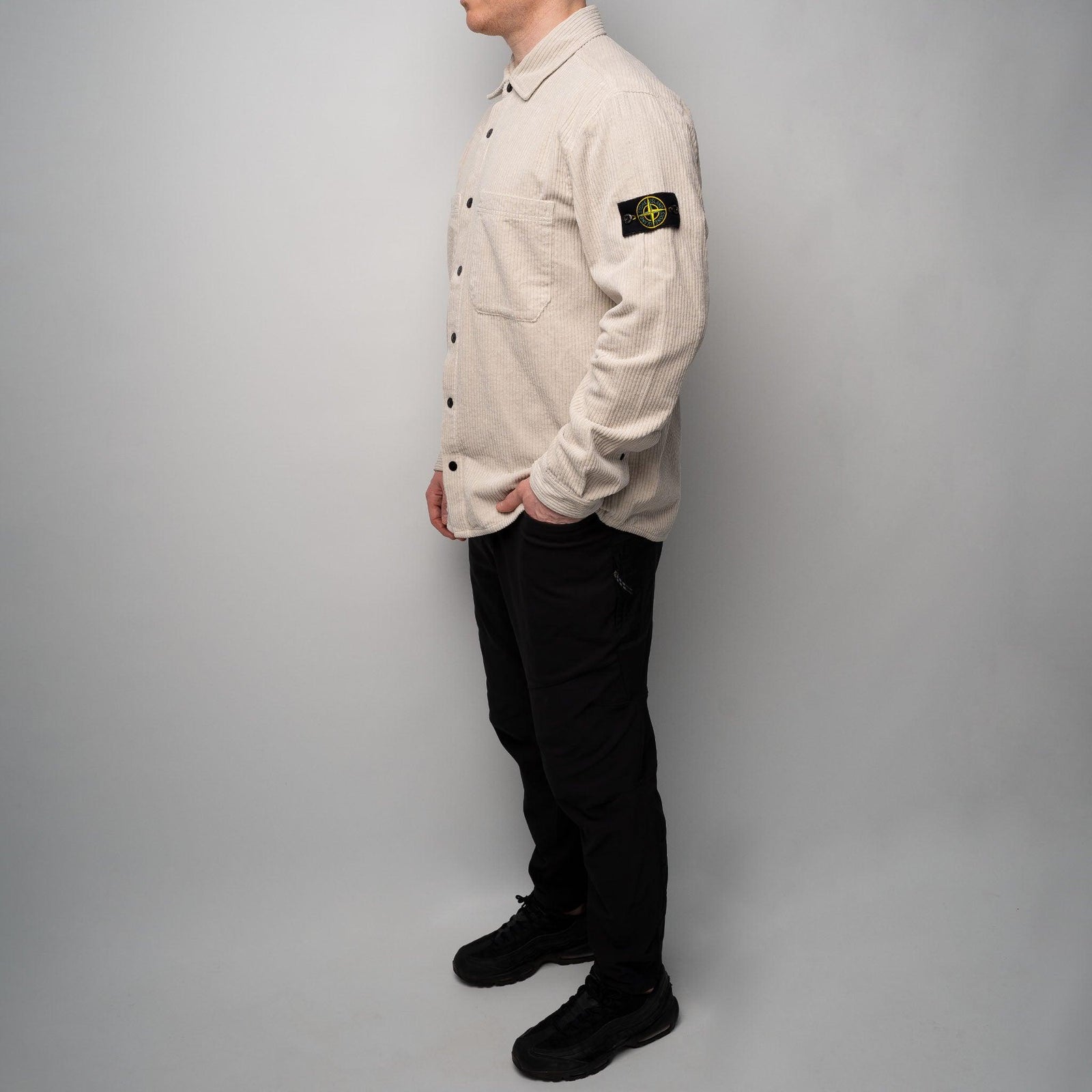 Stone Island Corduroy Overshirt Cream/Beige – Garmz Factory