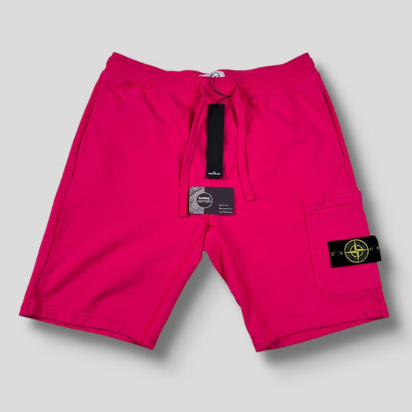 Stone Island - Cotton Sweatshorts Pink