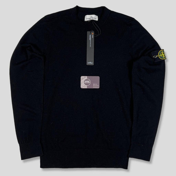 Stone Island - Crewneck Knit Jumper Black