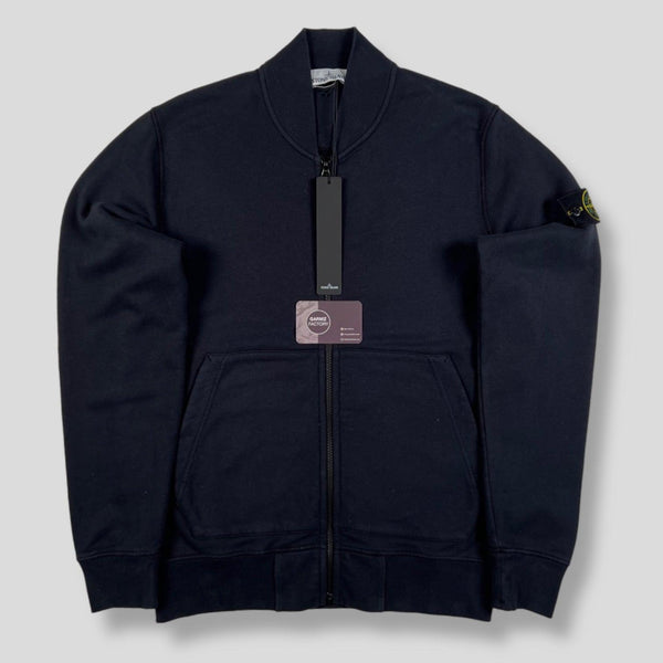 Stone Island - Crewneck Zip Sweatshirt Navy