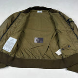 Stone Island - crinkle reps bomber jacket green