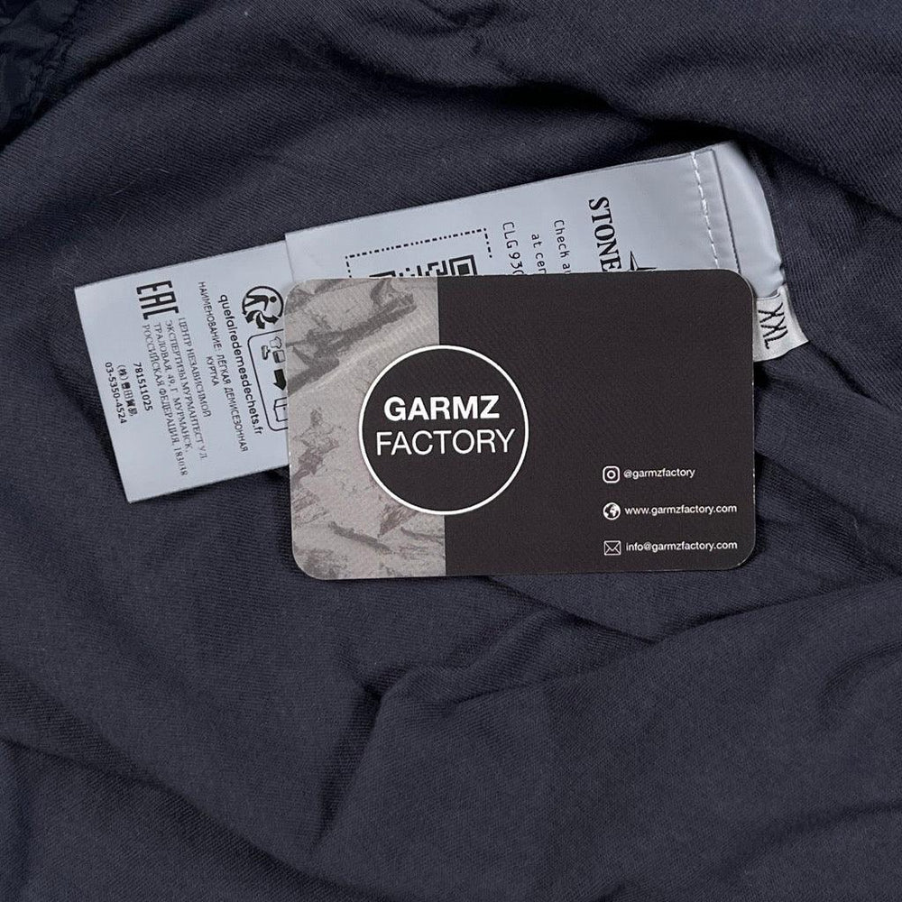 Stone Island Crinkle Reps Lined Overshirt Navy – Garmz Factory