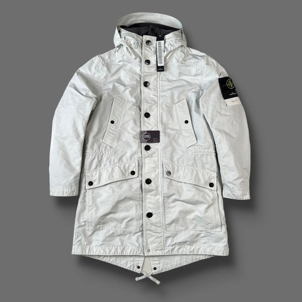 Stone Island - David TC Parka Jacket White/Grey