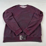 Stone Island - Dust Colour Finish Sweatshirt Burgundy