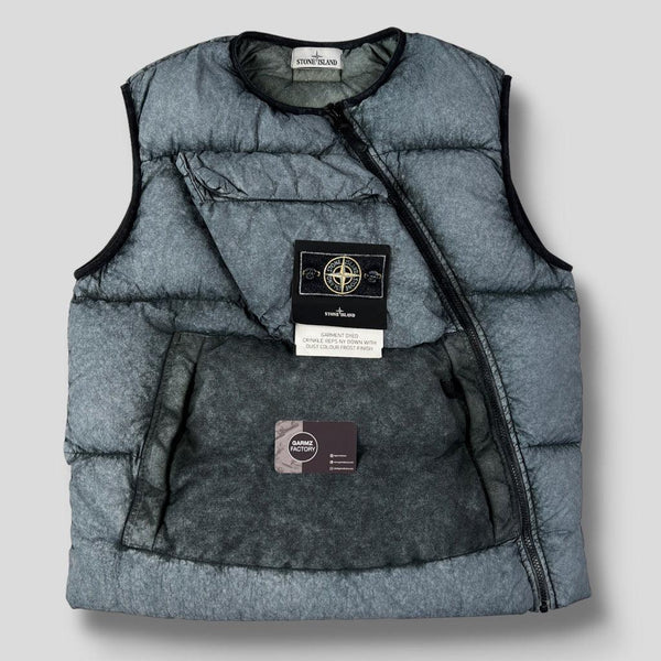 Stone Island Dust Colour Frost Down Vest Grey – Garmz Factory
