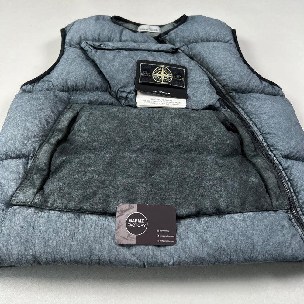 Stone Island Dust Colour Frost Down Vest Grey – Garmz Factory