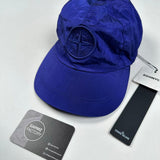 Stone Island - Econyl Nylon Metal Logo Cap Blue