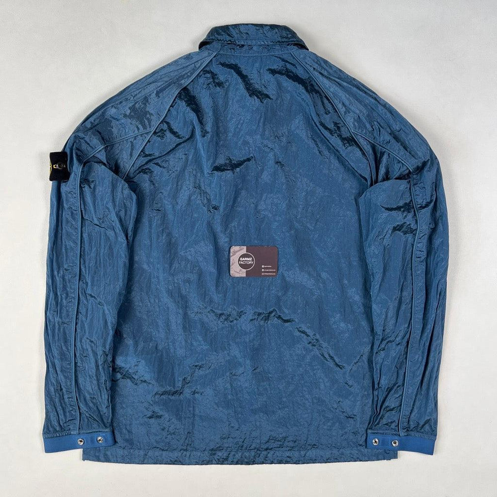 Stone Island Econyl Nylon Metal Overshirt Blue – Garmz Factory