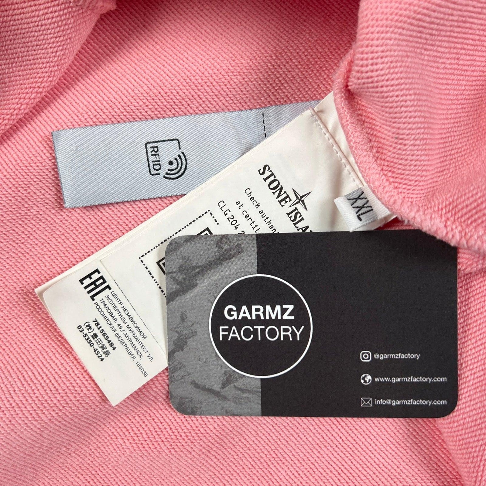 スウェット・トレーナー STONE  Compass-badge Sweatshirt Light Pink Stone Island Junior Compass-badge Cotton Hoodie | Pink