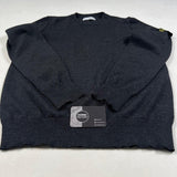 Stone Island - Fine Knit Wool Sweatshirt Charcoal