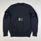 Stone Island - Fine Knit Wool Sweatshirt Charcoal