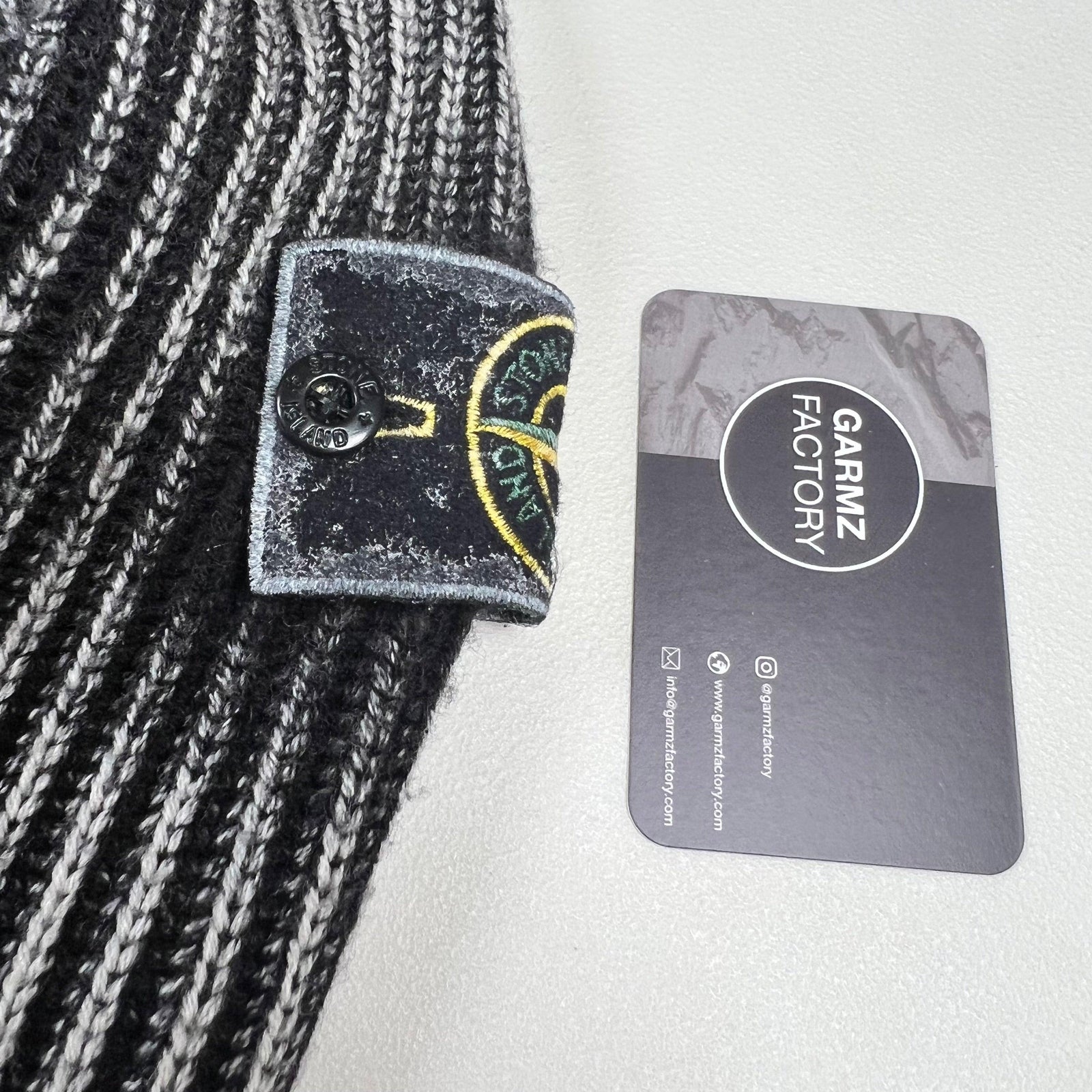 Stone Island Frost Knit Jumper Black – Garmz Factory