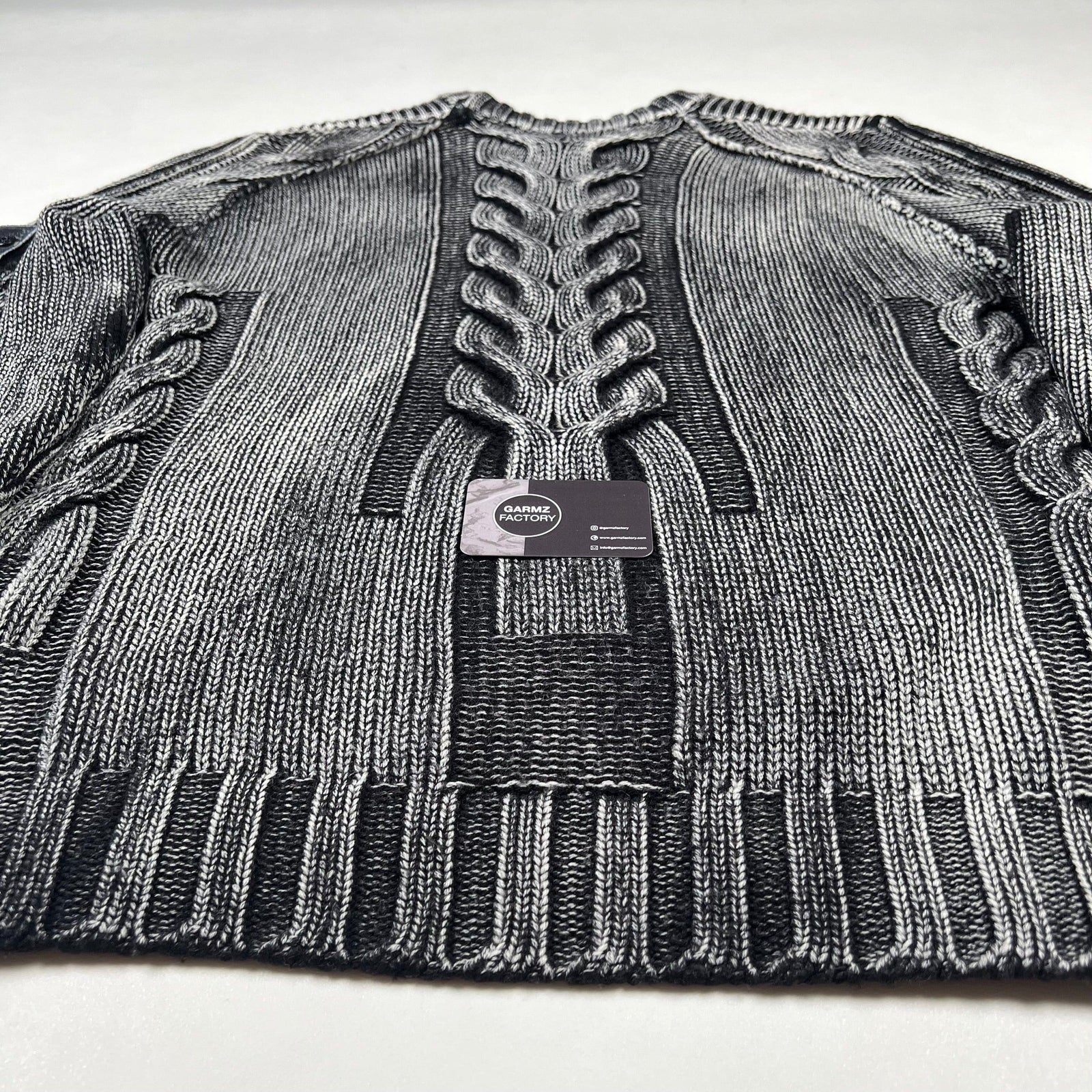 stone  knit ニット　Black STONE ISLAND - 【ラスト1点】537D4 / KNIT SWEATER / ニット