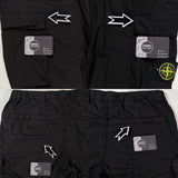 Stone Island - Garment Dyed Cargos Type RE-T Black