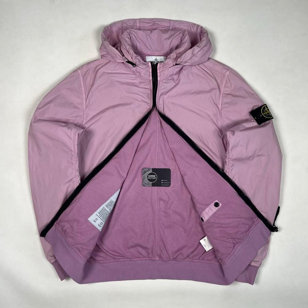 Stone island crinkle sales reps ny jacket pink