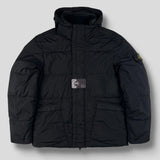 Stone Island - Garment Dyed Crinkle Reps NY Down Jacket Black