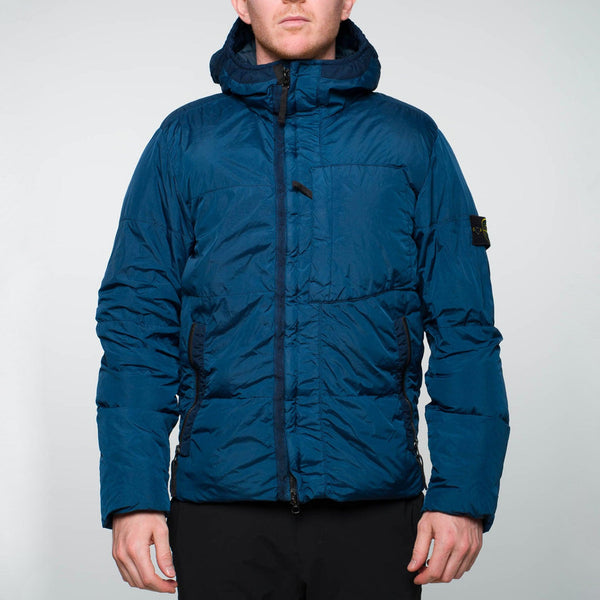 Stone Island - Garment Dyed Crinkle Reps NY Down Jacket Blue