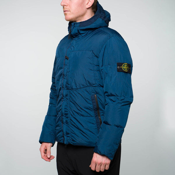 Stone Island - Garment Dyed Crinkle Reps NY Down Jacket Blue