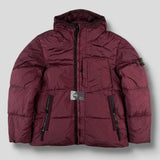 Stone Island - Garment Dyed Crinkle Reps NY Down Jacket Burgundy