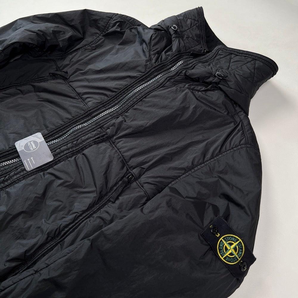 ジャケット・アウター Crinkle Reps Garment Dyed Jacket Black Stone Island Garment Dyed Crinkle Reps Nylon Jacket - Black – Kith