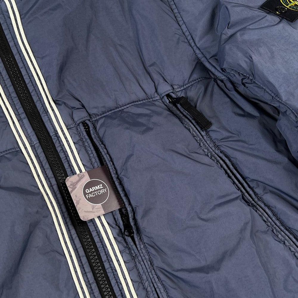Stone Island Garment Dyed Crinkle Reps NY Jacket Blue – Garmz Factory
