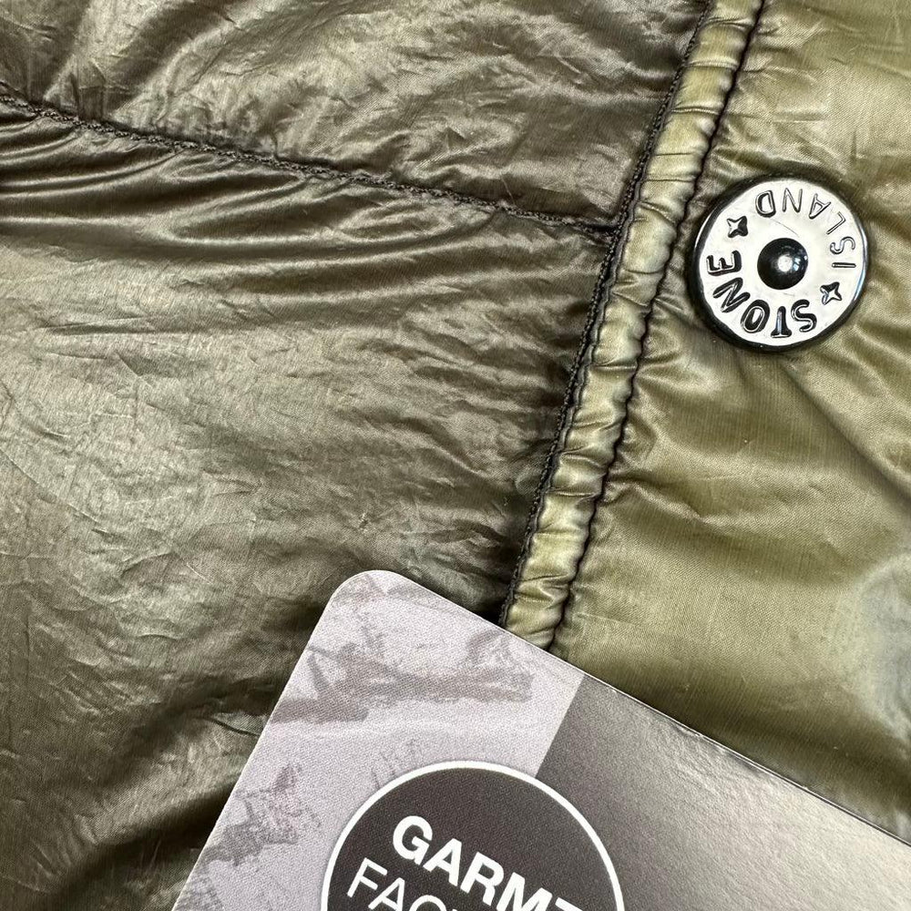 Stone Island Garment Dyed Down Gilet Khaki – Garmz Factory