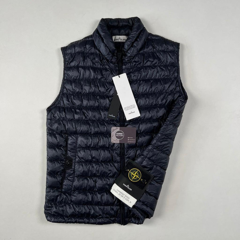 Stone Island Garment Dyed Down Gilet Navy – Garmz Factory