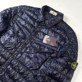 Stone Island - Garment Dyed Down Overshirt Navy