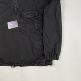 Stone Island - Garment Dyed Half Zip Overshirt Black