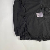 Stone Island - Garment Dyed Half Zip Overshirt Black