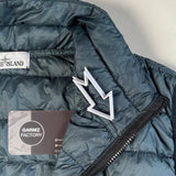 Stone Island - Garment Dyed Micro Yarn Down Gilet Teal