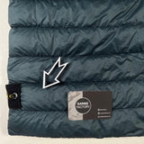 Stone Island - Garment Dyed Micro Yarn Down Gilet Teal