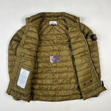 Stone Island - Garment Dyed Micro Yarn Down Puffer Khaki