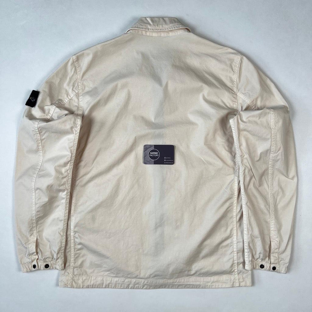Stone Island Garment Dyed Overshirt Beige – Garmz Factory