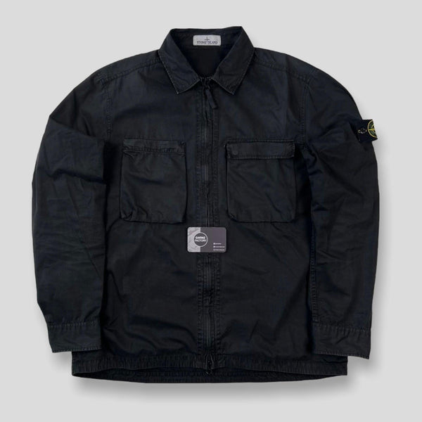 Stone Island - Garment Dyed Overshirt Black