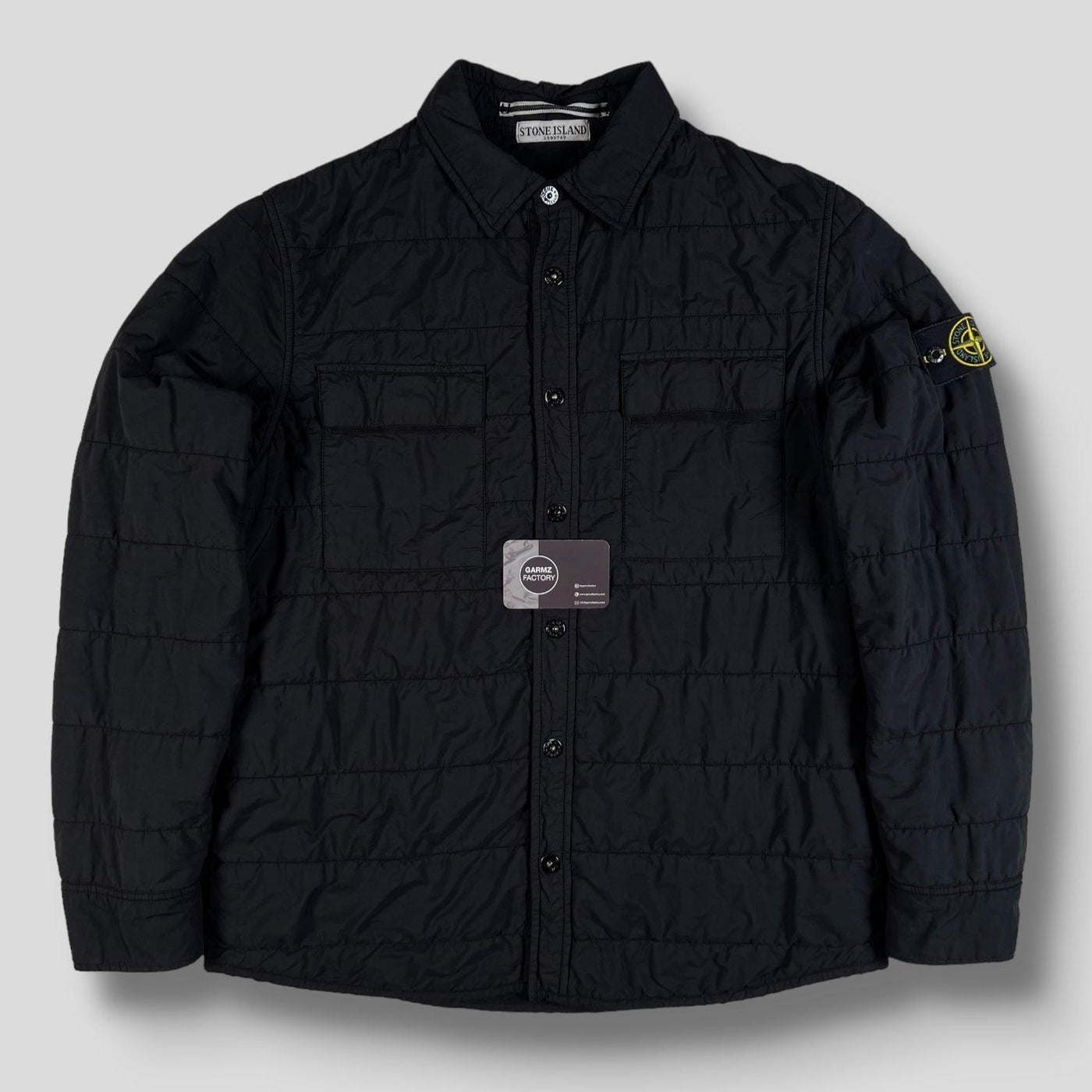 ジャケット・アウター Ripstop Garment Dyed Overshirt stone-island-garment-dyed-