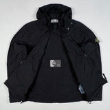 Stone Island - Garment Dyed Poplin Hooded Jacket Black