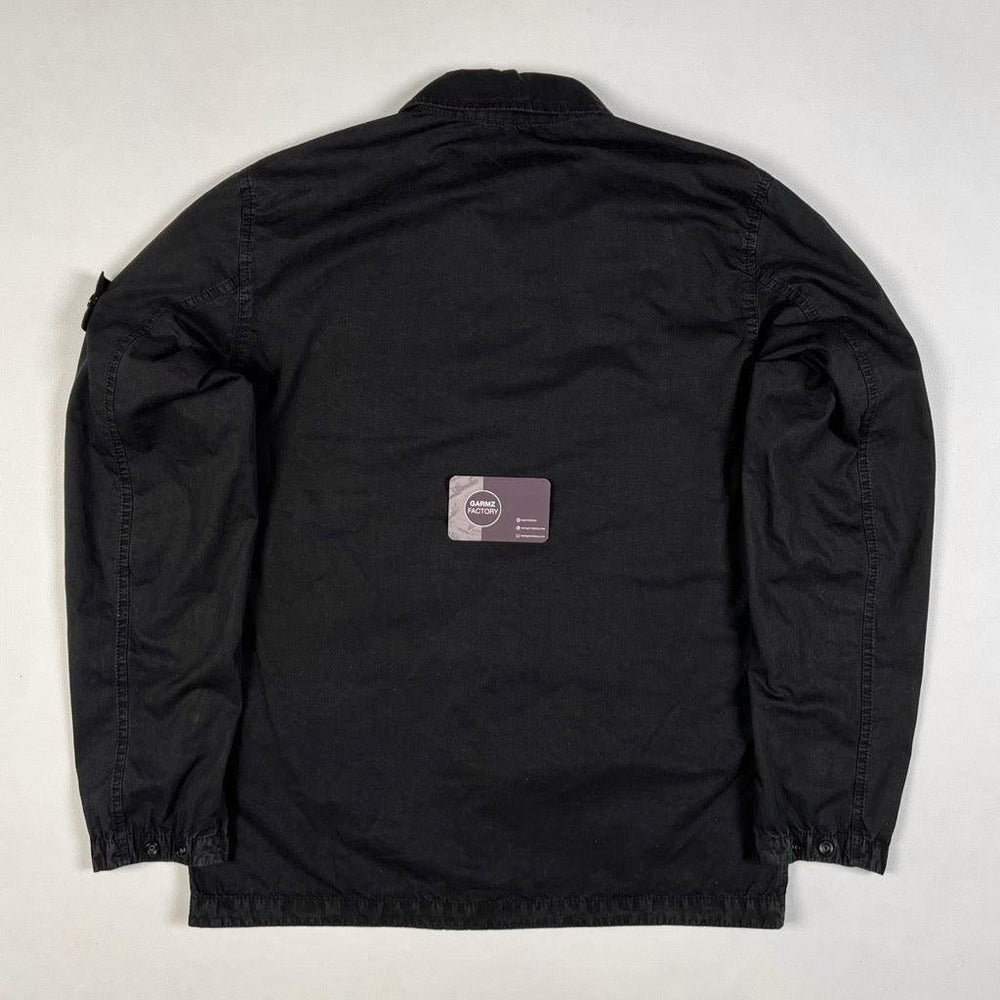Stone Island Garment Dyed Wash Overshirt Black – Garmz Factory