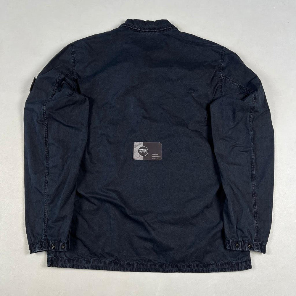 Clothing Stone Island Washed Canvas Overshirt Brush Canvas