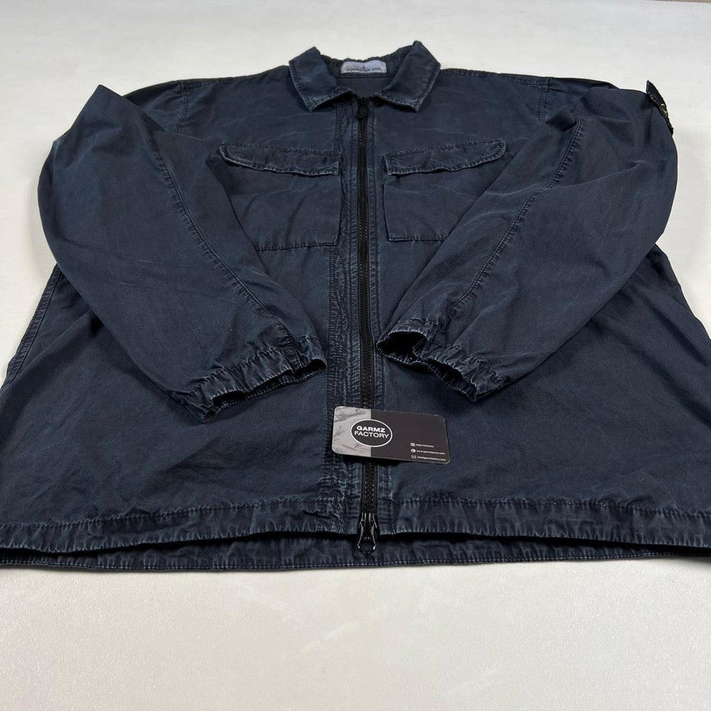 Stone Island Garment Dyed Wash Overshirt Navy – Garmz Factory Stone Island Garment Dyed Wash Overshirt Navy – Garmz Factory