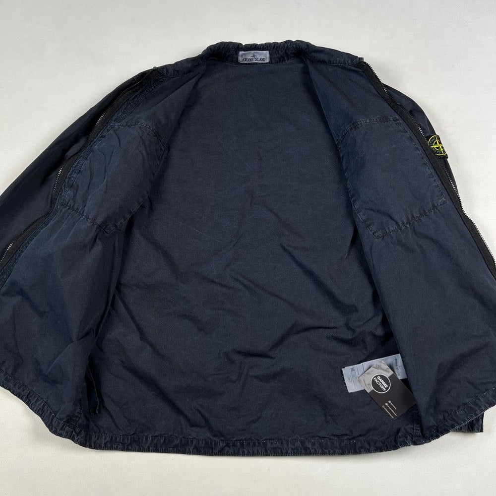 Stone Island Garment Dyed Wash Overshirt Navy – Garmz Factory