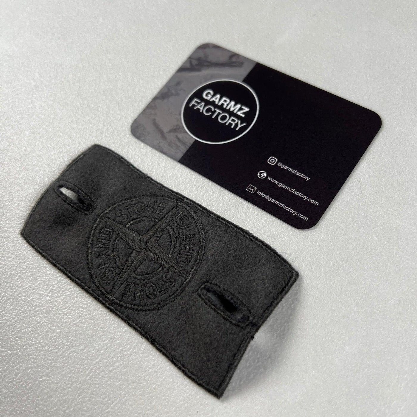 Stone Island Ghost Piece Badge Grey – Garmz Factory