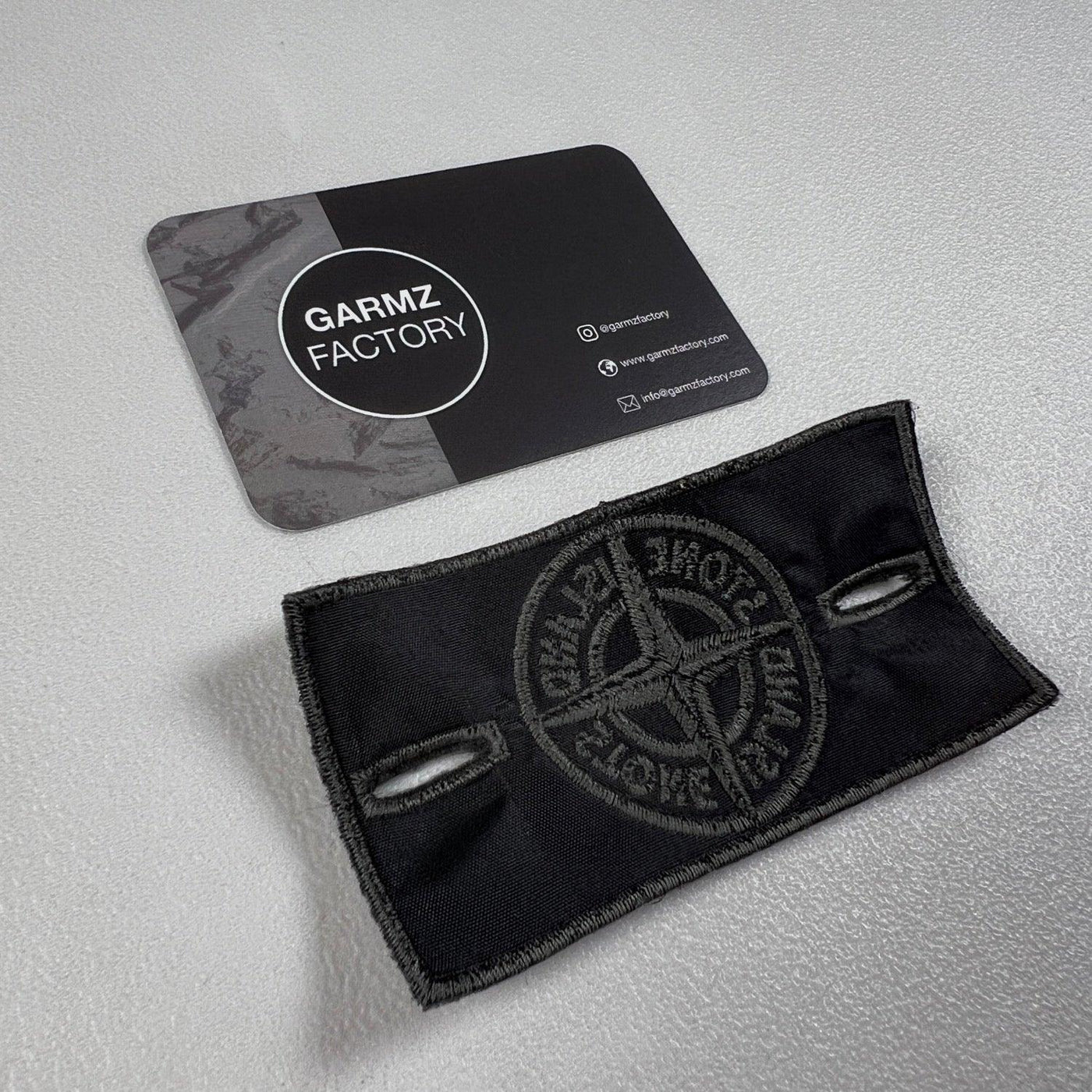 Stone Island Ghost Piece Badge Grey – Garmz Factory