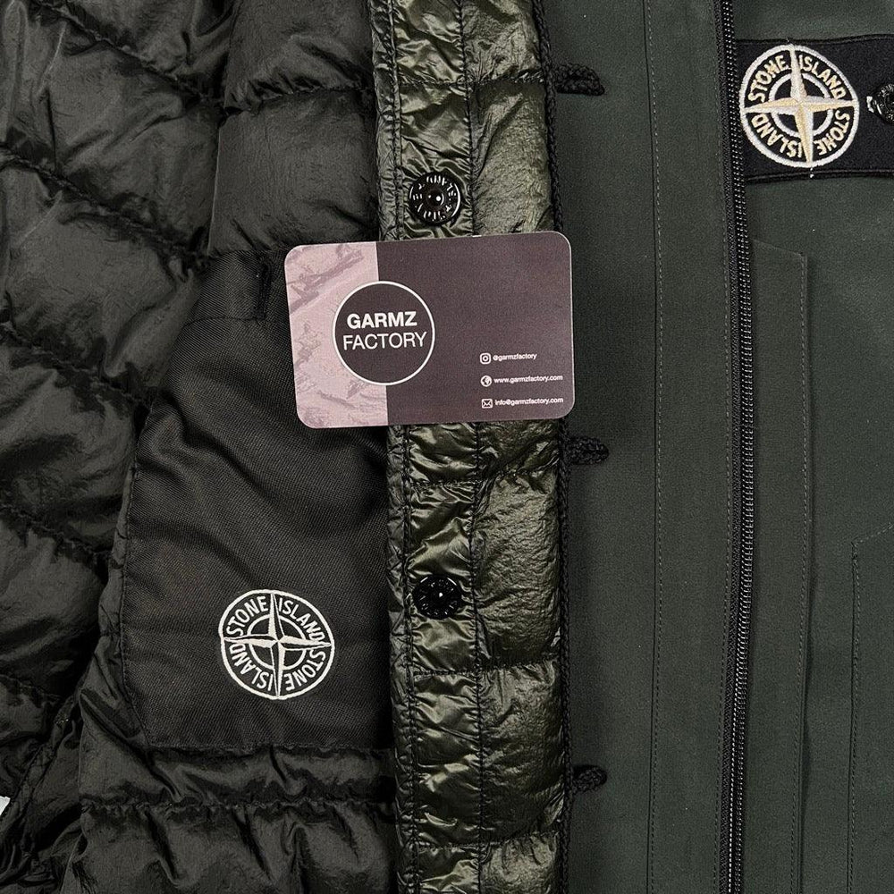 Stone Island Ghost Tank Shield 2 In 1 Jacket Green – Garmz