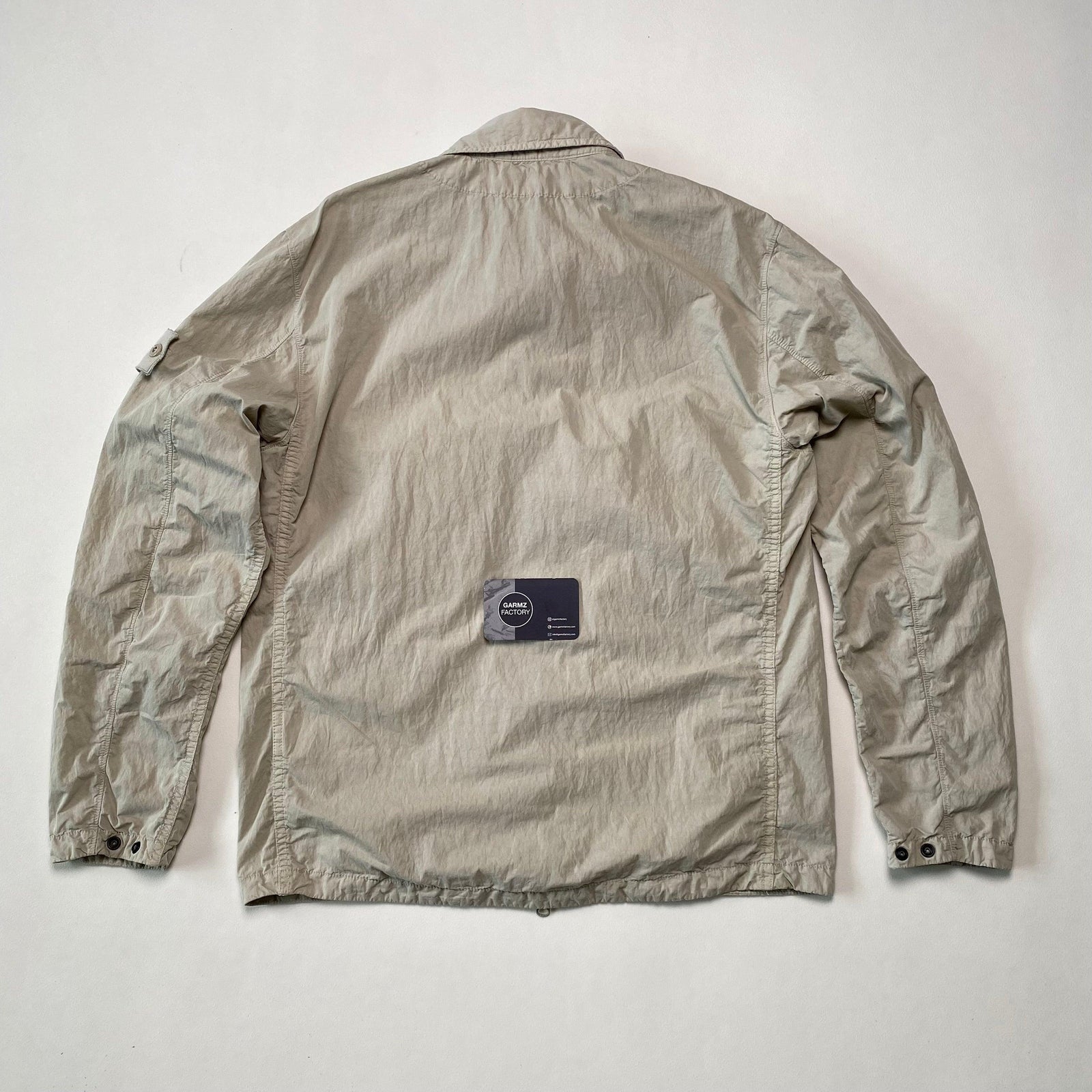 Stone Island Ghost Zip Overshirt Beige – Garmz Factory