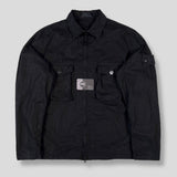 Stone Island - ghost zip overshirt black